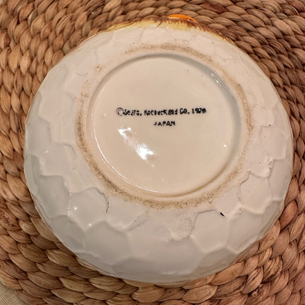 Vintage SEARS ROEBUCK 1978 JAPAN CHICKEN & NEST. - Picture 10 of 11